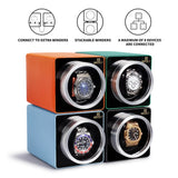 MOZSLY® Leather Watch Winder - Orange - mozsly_03