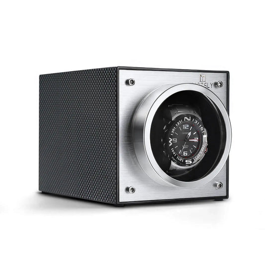 MOZSLY® Single Watch Winder - Carbon Fiber Paint