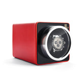 MOZSLY® Single Watch Winder - Red Leather