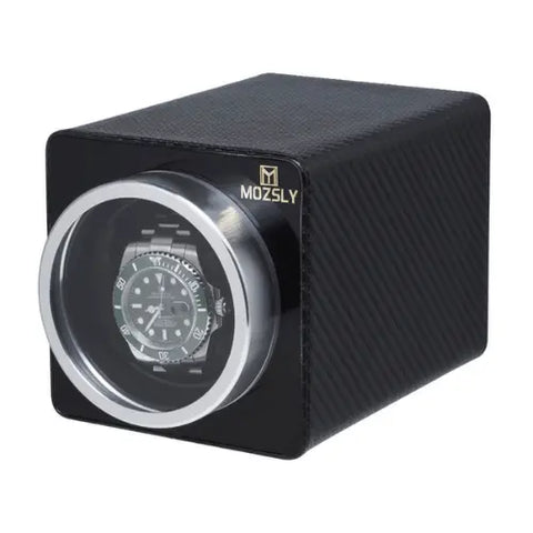 single black watch winder box